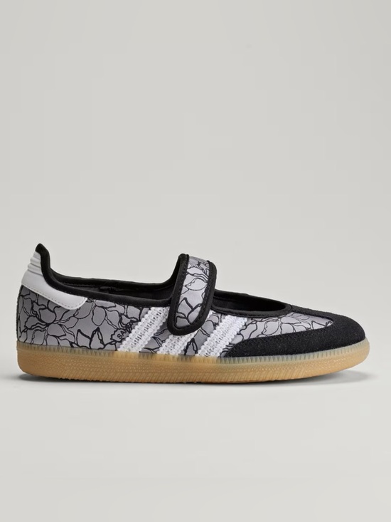 adidas Shoes - 🖤 ADIDAS SAMBA JANE BLACK SATIN FLORAL 🖤